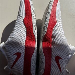 Nike PG 4 TB Red On White CW4134 -114 Men's Basketball Size 16